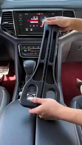 2pcs Universal Car Seat Gap Filler Anti-Drop & Leak-Proof Organizer To Prevent Phones/Keys From Falling Between Seats