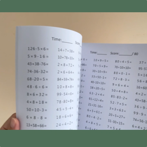 Math Essentials Workbook For Mastering Addition Subtraction and Beginning Multiplication Division Fractions Activity Worksheet for Practicing Math Skill Mathematics Education Books Solved Math Problems Homeschooling Learning Materials For Kids Childre