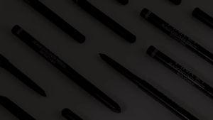 5 Black Waterproof and Sweat-Resistant Eyeliner Pens - Long-Lasting and Anti-Fading Design Suitable for Heavy Makeup