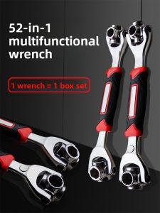 LECAN | Multipurpose 52-in-1 Adjustable Wrench Socket Set