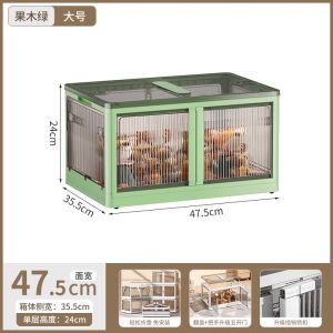 Five Open Doors Installation-Free Foldable Childrens Bookcase Toy Snack Organizing Cabinet Baby Wardrobe Locker Storage Cabinet