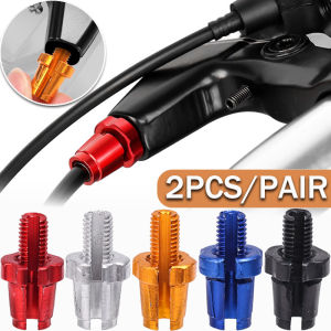 2PCS Bicycle Brake Lever Adjustment Bolt Aluminum Alloy M7 Brake Handle Adjustment Bolt Mountain Road Bicycle Riding Brake Accessories
