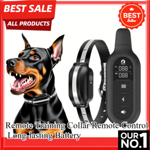 ROJECO Electric Dog Training Collar 3300ft Remote Control IPX7 Waterproof Vibrator Electric Pet Puppy Dog Bark Stop Shock Collar