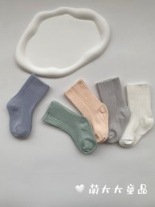 Pure Cotton Baby Socks for 0-12 Months Old Kids Comfortable Loose Mouth Design Spring Autumn Winter Casual Style Children Socks