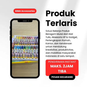 DELI Oil Pastel Crayon Anak Lengkap Krayon 24 Warna Cerah Set 6963 Holder Extender dan Rautan 72052