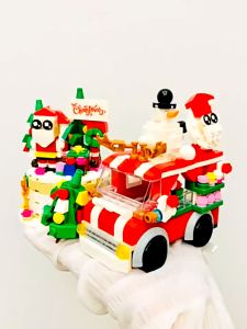 Blok Bangunan Natal 6in1 DIY Pohon Natal Block Balok Bata Sinterklas Mainan Anak Hadiah Natal Merry Christmas-8967