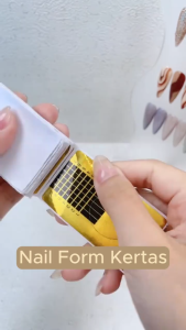 Cetakan Kuku Polygel Nail Form Extension Foil Nail Art Poly Gel