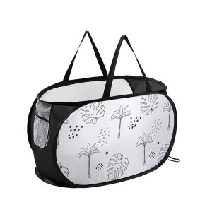 Large Capacity Laundry Hamper Foldable Plush Dirty Clothes Basket Home Use Storage Basket for Toys Bedroom Organizer