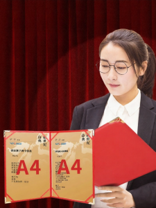 CHENYAO | Multi-functional Red Velvet Folder