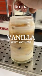 Roccia Rock Sugar Syrup Vanilla - Syrup Gula Batu Rasa Vanilla 760ml