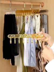 BOSSLU Gantungan Baju Dengan Model Transparan Gantungan Lemari Pakaian Plastik