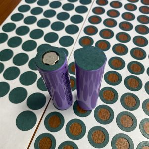 400 Miếng Tự Dính 18650 Tấm Cách Nhiệt Pin Giấy Lúa Mạch Cao Cấp Giấy Dính Một Mặt Hình Tròn Cho Phụ Kiện Pin