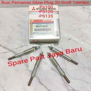 Busi Pemanas Ps120 Glow Plug Mitsubishi Ps 120 Ps120 4D30 20.5Volt 1set4pc Original