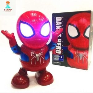 Đồ chơi thông minh robot người nhện dance hero nhảy múa vui nhộn có nhạc cực kì dễ thương