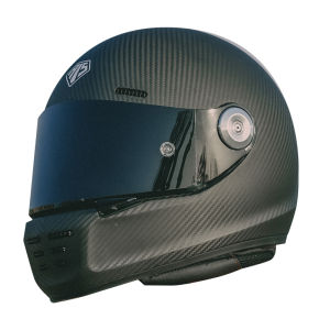 Retro Cruise Full Face Carbon Fiber Lightweight Bluetooth Helmet 3C Certification