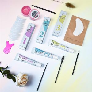 ชุดลิฟติ้งขนตาแบบเกาหลี PERMANIA ดีไซน์หลอด ใช้งานง่าย ชุดลามิเนตคิ้วเพื่อผลลัพธ์ธรรมชาติ อุปกรณ์ยกและดัดขนตาแบบทันที