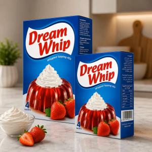 Dream Whip – 144 g | 72 g light and airy whipped dessert topping mix that prepares quickly