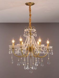 OUCHAO | French Vintage Luxury Crystal Chandelier