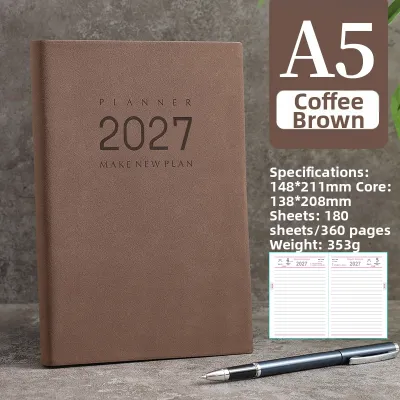 Custom Planning Schedule Management Efficiency Diary a5