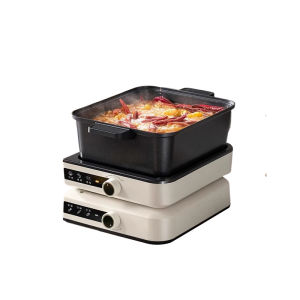 Bear | Dual-compartment Electric Hot Pot for Home