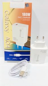Charger SMSNG GALAXY A04 180W Fast Charger Support Fast Charging Quick Charge 3.0