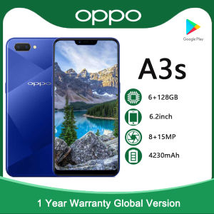 【1 Year Warranty】OPPO A3S Cellphone Sale Original Phone 6G RAM + 128GB ROM New and Legit Cellphone New oppo Smartphone 6.2” Full HD Screen Android Phone big sale original COD - Lazada