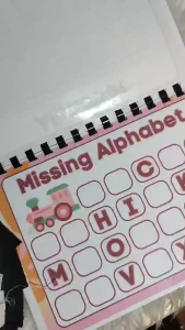 PERSONALIZED WRITE AND ERASE ACTIVITY NOTEBOOK