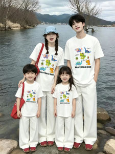 Family Matching T-Shirts Dinosaur Design