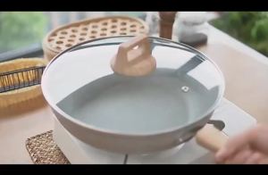 Durable Ceramic Non Stick Frying Wok Pan Universal Cookware For Induction Gas Stove Steak Cooking Saucepan