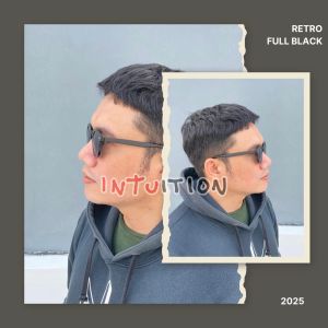 KACAMATA FASHION - KACAMATA RETRO - KACAMATA MOSCOT - FULL BLACK