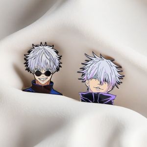 เข็มกลัดโลหะฟลักซ์แฟรนไชส์ญี่ปุ่น ตัวละครการ์ตูน เจ้าของมนต์ที่แข็งแรงที่สุด กระเป๋า หมุด แผ่นดินใหญ่ อุปกรณ์ตกแต่ง