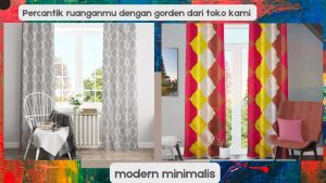 Gorden Minimalis Ukuran L120xT225: Pilihan Ideal untuk Ruangan Modern