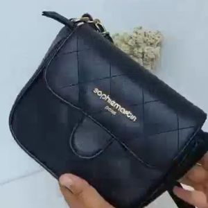 Tas Selempang Wanita Hitam Kecil Mini Sophie Martin Paris Venerra Black Katalog Terbaru 2025 Promo Kekinian Fashionable Simpel Kasual Sling Bag Mewah COD