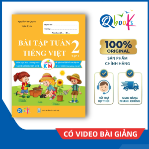 Sách - Bài Tập Tuần - Tiếng Việt Lớp 2 - Tập 1 - Kết Nối (Qbooks)