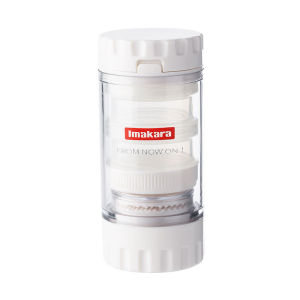 Home Use Medicine Cutter Tablet Cutter Powder Grinder Pill Splitter Quartet Tool Compact Drug Box Chinese Brand IMAKARA