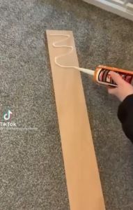 HARGA KILANG Hiasan reka bentuk dinding baten ruang tamu rumah deco Bilik tidur / Direct Factory Batten wall design decoration rumah deco living room Bedroom