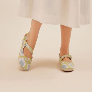 UIN Illetes III Womens Art Travel Shoes Casual Vacation style ballet Flat shoes Summer Sandals