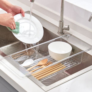 Sink Storage Shelf Draining Rack Filter Sink Vegetable Washing and Draining Basket Sink Sub Storage Kitchen Vegetable and Fruit Draining Artifact
