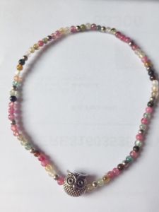 13th Ave Natural Crystal Candy Color Tourmaline Anklet |  糖果碧玺款脚链