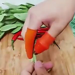 Yiha ปลอกนิ้วเด็ดผัก ปลอกนิ้วยาง ถุงนิ้วยาง ปลอกนิ้วปอกเปลือก