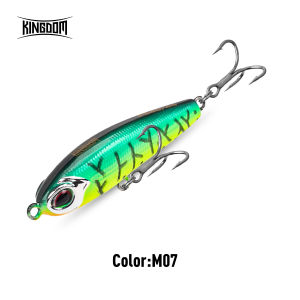 Kingdom Micro Sinking Pencil Lure 4g 40mm Artificial Hard Bait Stickbait 3X Carbon Steel Hooks Lure Catfish Bass Swimbaits