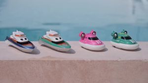 CONUSEA | 1/32 Rc Boat Mini Remote-Controlled Boats Outdoor Water Speedboat Double Motor Electric Charging Speedboats Childrens Toy Boys