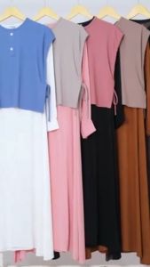 Gamis Anak Terbaru Baju Muslim Lebaran Mengaji Perempuan Usia 5 Sampai 14 Tahun