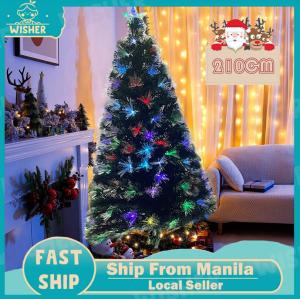 christmas tree with optic lights Christmas Tree120-210cm(4ft-7ft) Artificial Green PVC Fiber Optic Xmas tree
