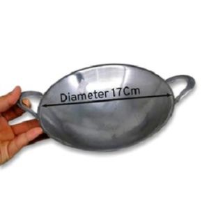 WAJAN MINI STAINLESS STEEL DIAMETER 17 CM WAJAN STAINLESS STEEL WAJAN KECIL