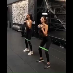 HTD Sport Resistance Loop Band Yoga / Exercide Loop Band 1 Pack (5 Pcs)