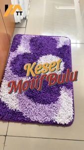YATT Keset Dapur Motif Bulu / Keset Lantai Super Halus Indoor House UK 40x60cm PREMIUM ANTI SLIP