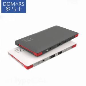 Domars | Ultra-thin Portable Card-shaped Fast Charging Power Bank 10000mAh