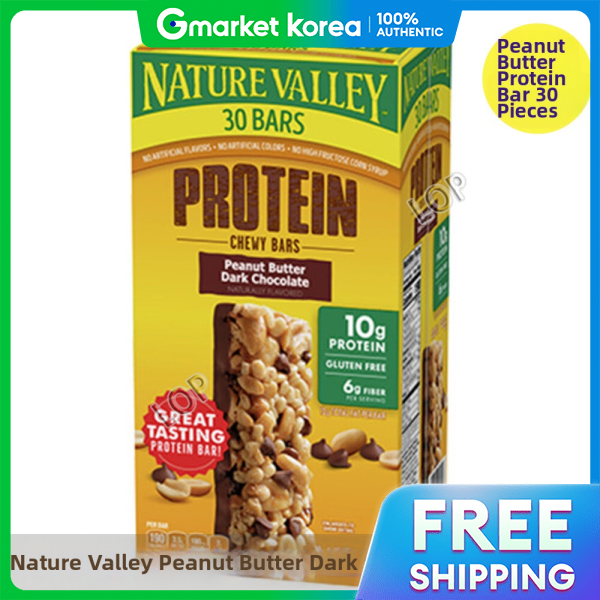Nature Valley | Nature Valley Peanut Butter Dark Chocolate Protein Bar 40g 30 Packs / Cereal Snack for after