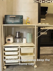 Kitchen rack Kitchen Organizer Kitchen shelf rack  Kitchen storage rack extendable rack with drawers